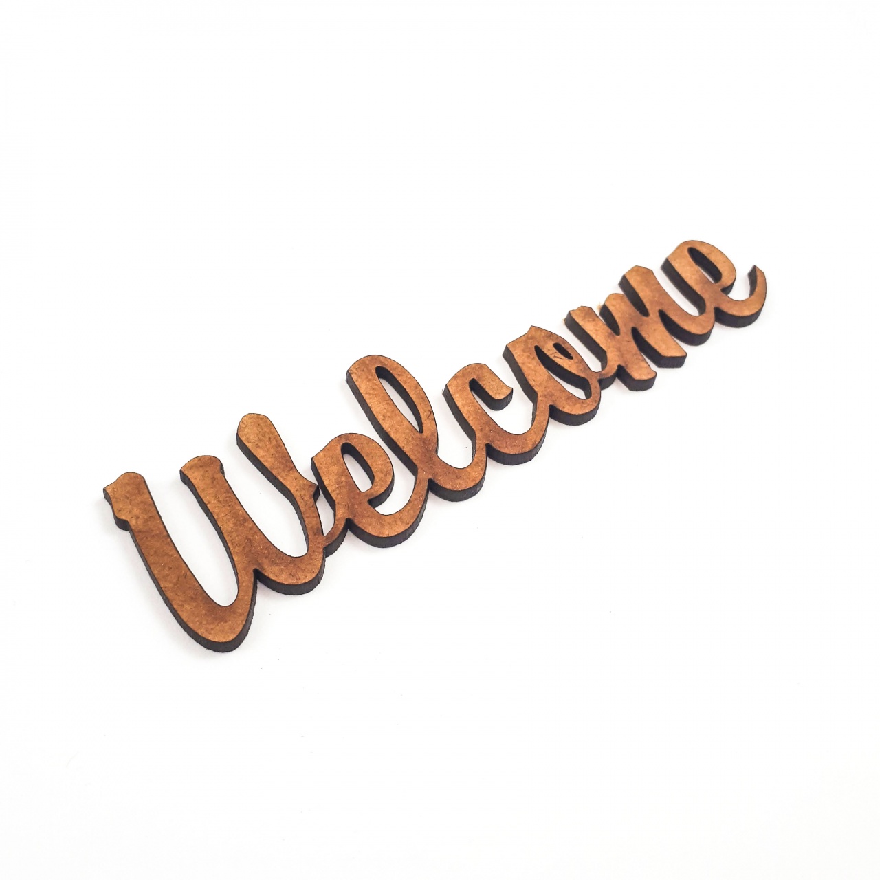 Text Welcome, 3 cm, decupat din HDF