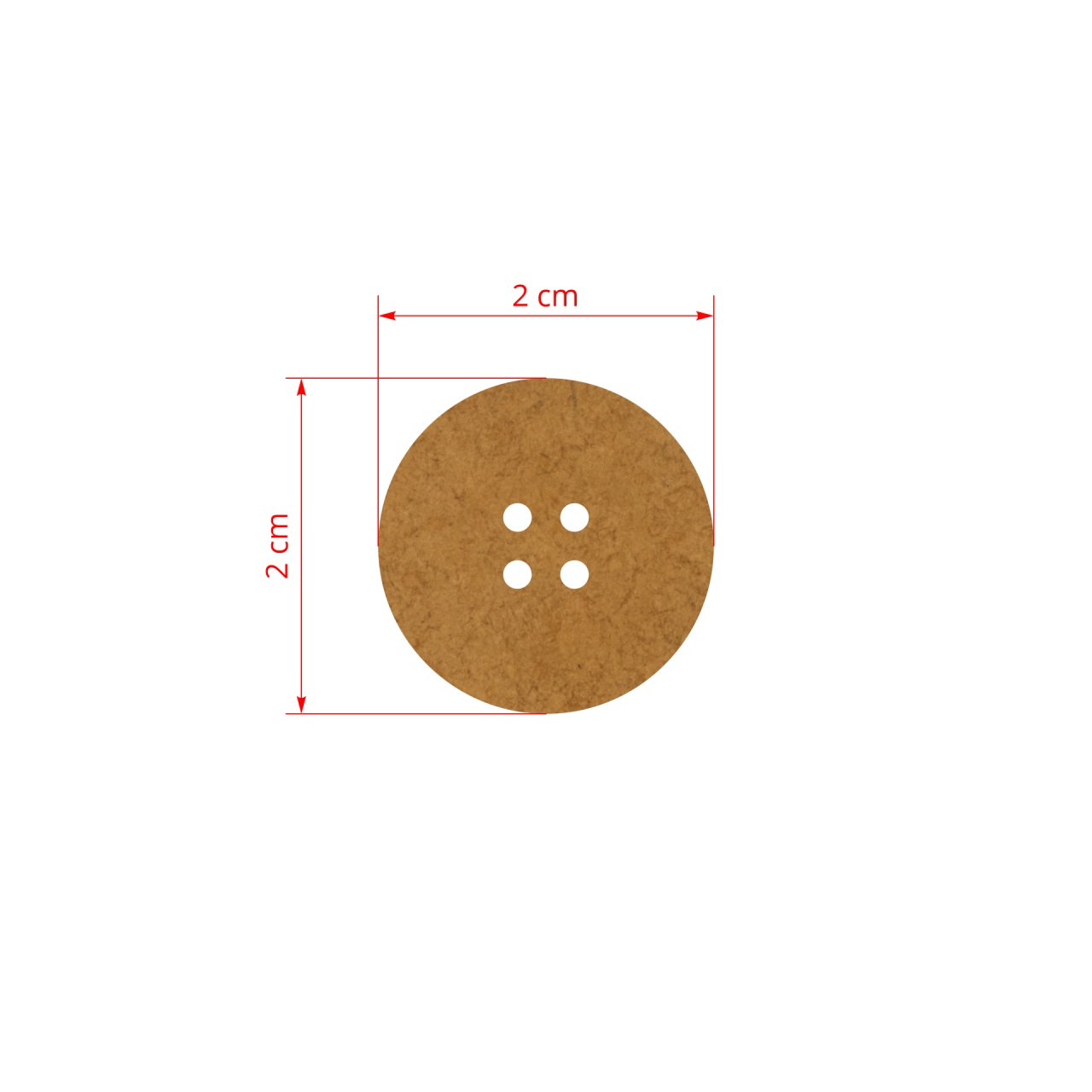 Nasture, HDF, Ø2 cm :: Ø2 cm